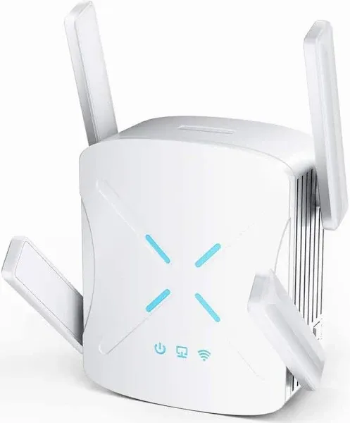 WiFi 6 Extender Signal Booster, 2.4Gb Speed Longest Range Up to 12,000 Ft.