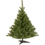  Artificial Mini Christmas Tree, Green, Kincaid Spruce, Includes Stand, 4 4 ft