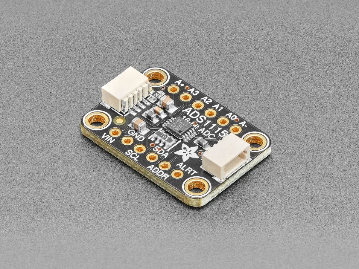 Adafruit ADS1115 16-bit ADC - 4 Channel with Programmable Gain Amplifier [ADA1085]