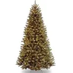 National Tree Company 6' 6"" North Valley Spruce Pre-Lit Hinged Christmas Tree W/clear Lights