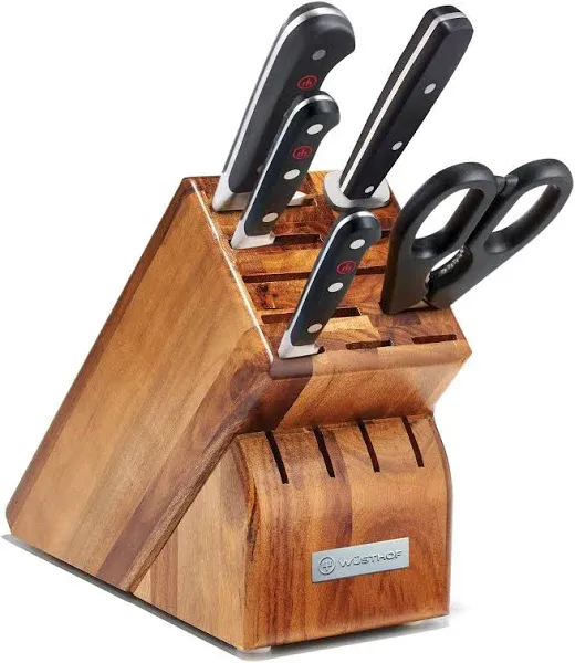 Wusthof Classic 6-Piece Starter Knife Block Set