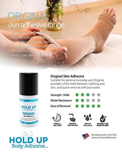 Original - Body Glue for Dancers, Butt Glue for Dancers, Roll On Skin Adhesiv...