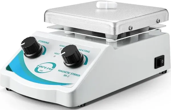 SH-2 Hot Plate Magnetic Stirrer Mixer Dual Control with 1 SH-2 1000ml Volume