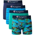 Champion Boys' Everyday Active Stretch Boxer Briefs, 4-Pack, Boy's, Size: Large