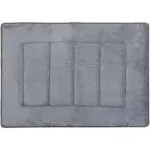 Memory Foam Bath Mat in Slate Grey, Large 21 x 34 in