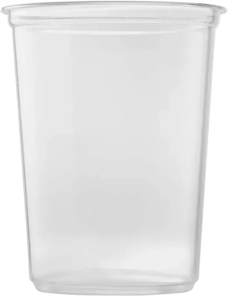 32 oz Deli Container, 5.7&#034; Height, 4.61&#034; Width, 3.27&#034; Length Pack of 500, Cle...