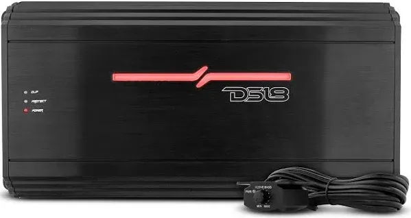 DS18 ZR Series Class D 1-Channel Monoblock Amplifier ZR1500.1D 1500 Watts