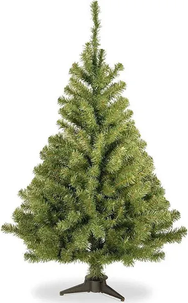  Artificial Mini Christmas Tree, Green, Kincaid Spruce, Includes Stand, 4 4 ft