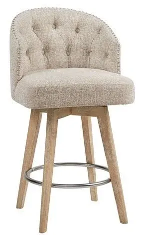 Madison Park Onyx Swivel Counter Stool