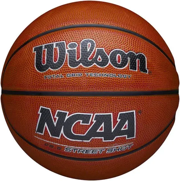 Wilson NCAA Street Shot Outdoor Basketball, Official Size 29.5&#034;