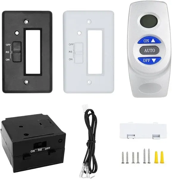 Fireplace Remote Control Kit RCST, On/Off Thermostat LCD Compatible with Ambient