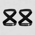 Gymreapers Figure 8 Lifting Straps for Deadlift, Powerlifting, Strongman, & Cross Training Strong Weightlifting Wrist Straps for Men