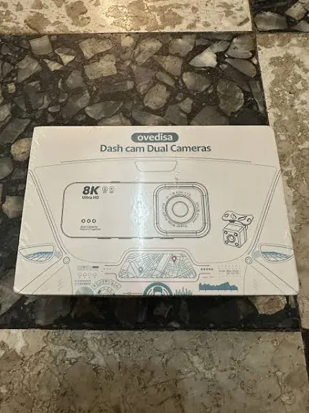 #1230 Dash Camera for Cars, 8K Full UHD Dash Cam Front and Rear Inside with App