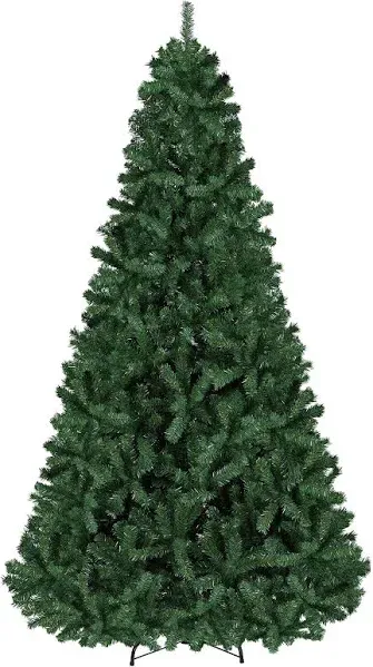 Yaheetech 9ft Premium Spruce Hinged Artificial Full Christmas Tree wit