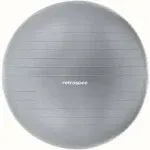 Retrospec Luna Exercise Ball, Base & Pump/Ball & Pump with Anti-Burst Material - Fitness Gym Swiss Ball - Perfect for Balance, Stability, Yoga, Pilates, Pregnancy & Birthing