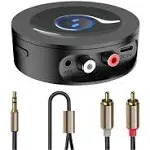 Bluetooth 5.2 Receiver for Home Stereo, AUX Bluetooth Adapter for Stereo 