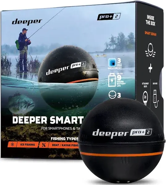 Deeper Smart Sonar PRO+ 2 NEW Fish Finder Sonar