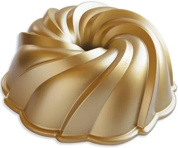 Nordic Ware Gold Toffee Swirl Bundt Pan