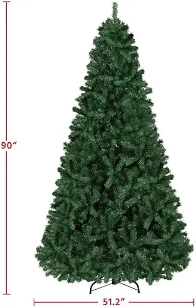 Yaheetech Premium Spruce Hinged Artificial Full Christmas Tree