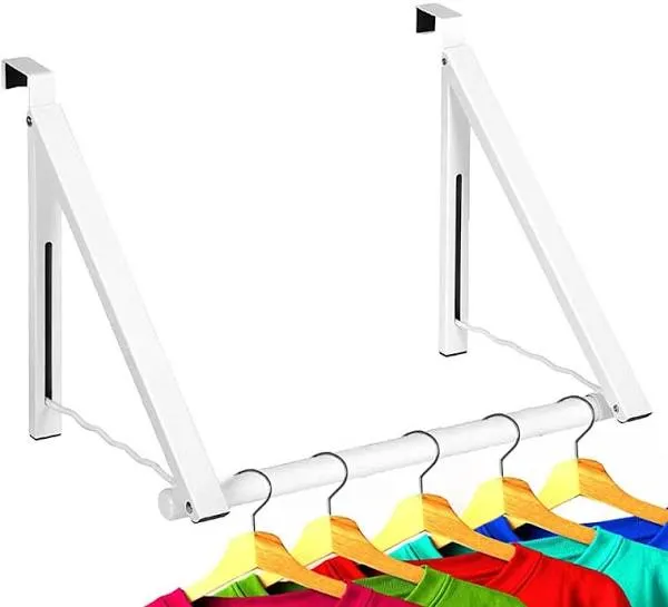 Over The Door Hanger Foldable - Over The Door Rack for Hanging Towels, Coats ...