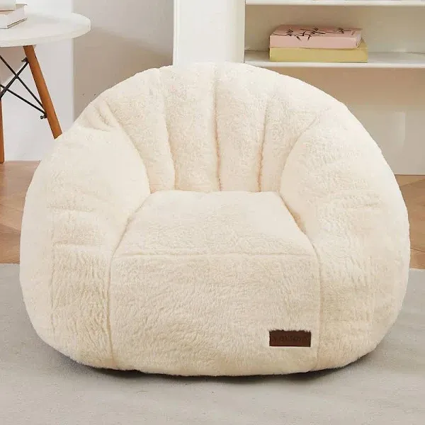 MAXYOYO Shell Shaped Bean Bag Chair for Kids