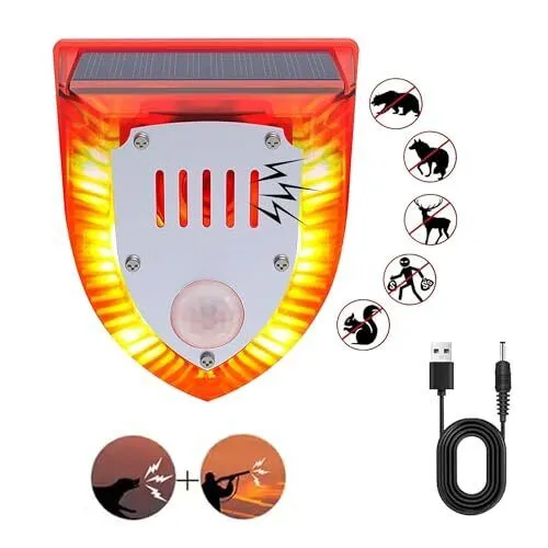 Solar Outdoor Motion Sensor Alarm