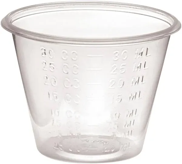 Medline Non-Sterile Graduated Plastic Medicine Cups