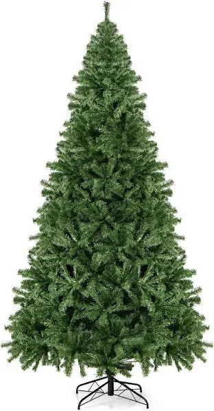 SPSUPE, Classic Unlit Artificial Christmas, Premium Hinged Spruce Full