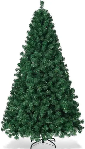 Vebreda Christmas Tree 6ft Artificial Hinged Xmas Tree with 1,000 Branch Tips