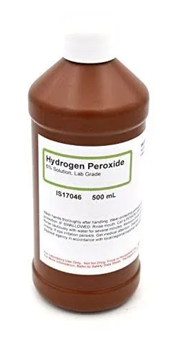 Aldon Chemicals: 6% Laboratory-Grade Hydrogen Peroxide, 500mL