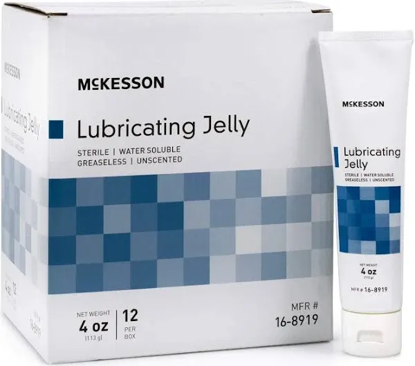 Lubricating Jelly McKesson Tube Sterile