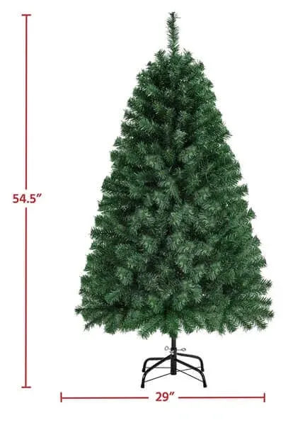 Yaheetech Premium Spruce Hinged Artificial Full Christmas Tree