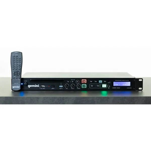 Gemini CDMP-1500 Single 1U CD/MP3/USB Player