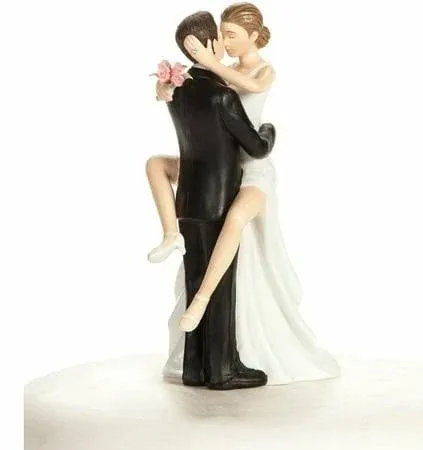 "Super Sexy Dancing" Wedding Bride and Groom Cake Topper Figurine - Wedding Collectibles