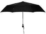 DAVEK DUET UMBRELLA - Extra-Large Windproof Umbrella with Automatic Open & Close (Black)