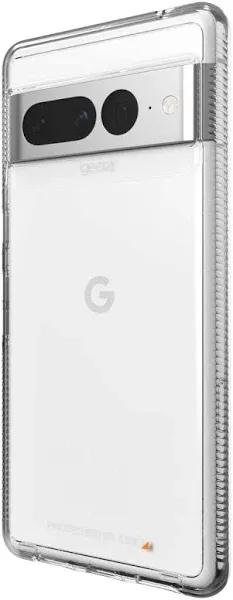 ZAGG Gear4 Crystal Palace Google Pixel 7 Pro Phone Case (Clear), D30 Drop Protection up to 13ft / 4m, Wrks with Wireless Charging Systems, Lightweight and Transparent