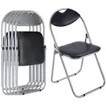 Costway U-shaped Contemporary Metal Folding Chairs