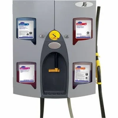 Diversey J-Fill QuattroSelect Dispensing System Four Dispenser Air Gap