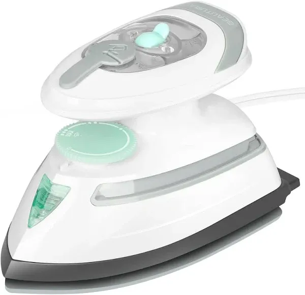 BEAUTURAL Mini Travel Steam Iron for Clothes with Dual Voltage, Temperature Control, Non-Stick Soleplate and Cord Storage