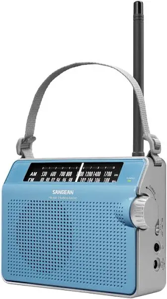 Sangean PR-D6WH AM/FM Compact Analog Portable Radio