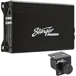 Stinger Audio MT15001 Monoblock 1500 Watt RMS Car Audio Subwoofer Amplifier with Remote Subwoofer Level Control Class D MOSFET