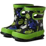 NEW BOGS Kids Waterproof Rubber Rain Boots Cool Dino  Electric Blue SZ 5 #S1004