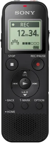 Sony Digital Voice Recorder with 16GB Card Microphone and Case Bundle