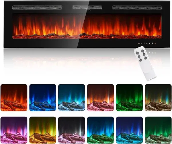 oneinmil 60 inch Electric Fireplace