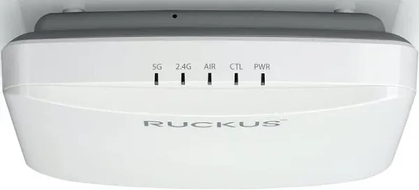 Ruckus Unleashed R550 Wi-Fi 6 2x2:2 Indoor Access Point with 1.8 Gbps HE80/40 Speeds and Embedded IoT | US Model | Power Source Included, AMZ-R550-US1U