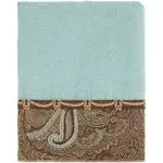 Elegant Bradford Mineral Hand Towel with Decorative Paisley Design, 16&#034; x 28&#034;