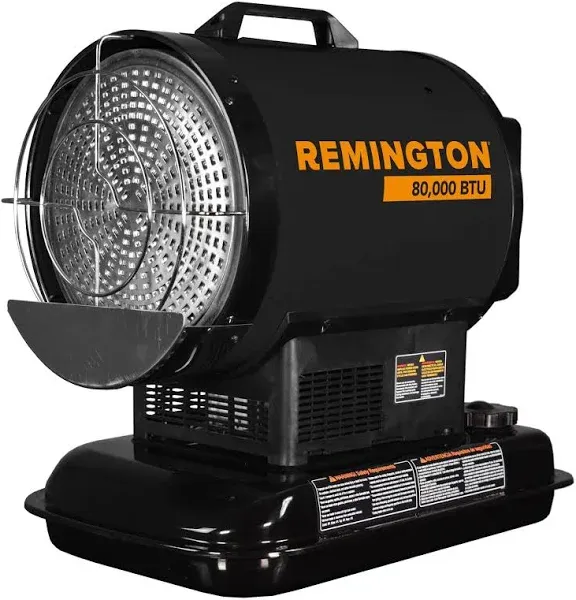 Remington 80,000 Btu Kerosene/Diesel Duo Powered Battery Radiant Heater