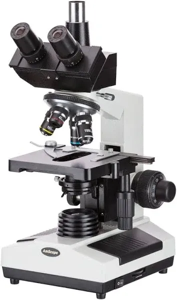 AmScope T390 Series Biological Trinocular Compound Microscope