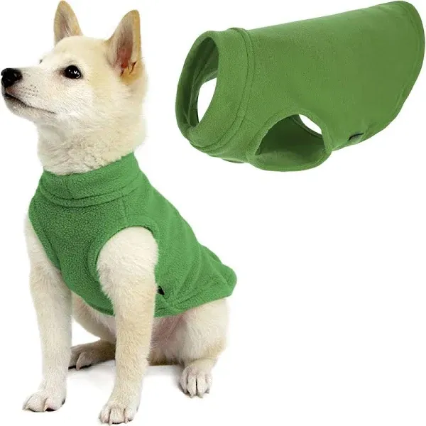 Stretch Fleece Dog Vest by Gooby - Grass Green