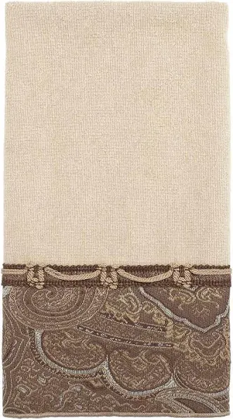 Western Paisley Linen Fingertip Towel